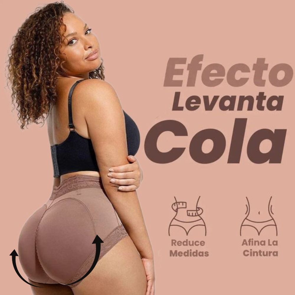 Panty Short Faja Colombiana Premium-Moldea tu Cintura y Realza Glúteos