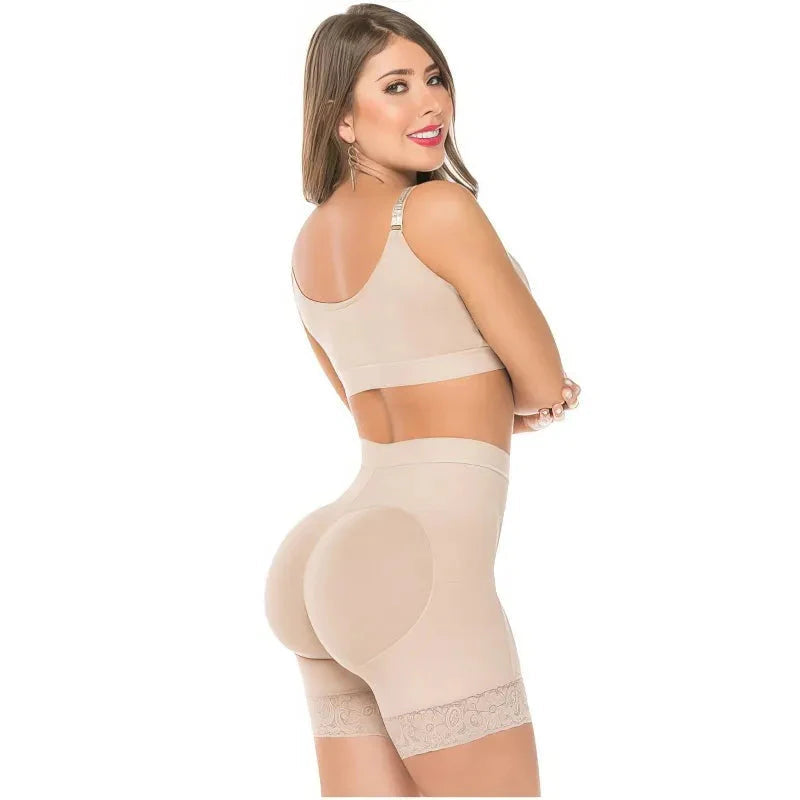 Short Faja Levanta Cola y Control Abdomen Bajo "Precio Especial" + Envío Gratis 🎁