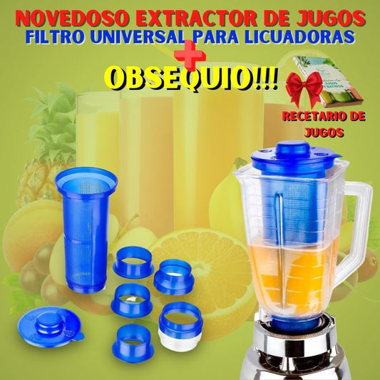 Universal Filter + 🎁 Obsequio Recetario de Jugos + Envío Gratis