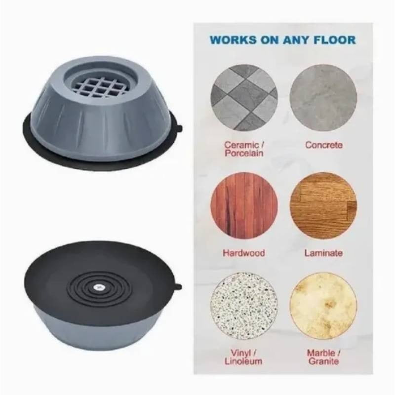 Soportes Anti-Vibración Para Lavadora (Set de 4) + Envío Gratis