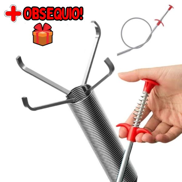 Sonda Flexible Destapa Cañerías 2 metros + Obsequio Sorpresa!  🎁