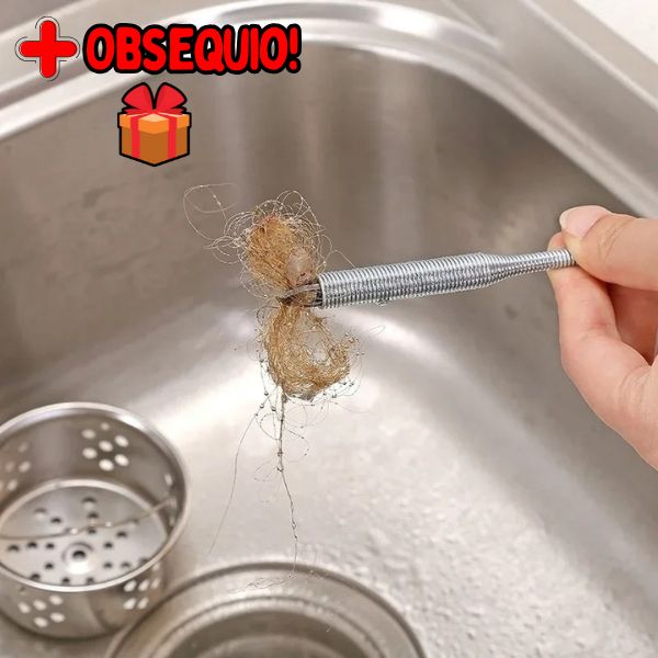 Sonda Flexible Destapa Cañerías 2 metros + Obsequio Sorpresa!  🎁