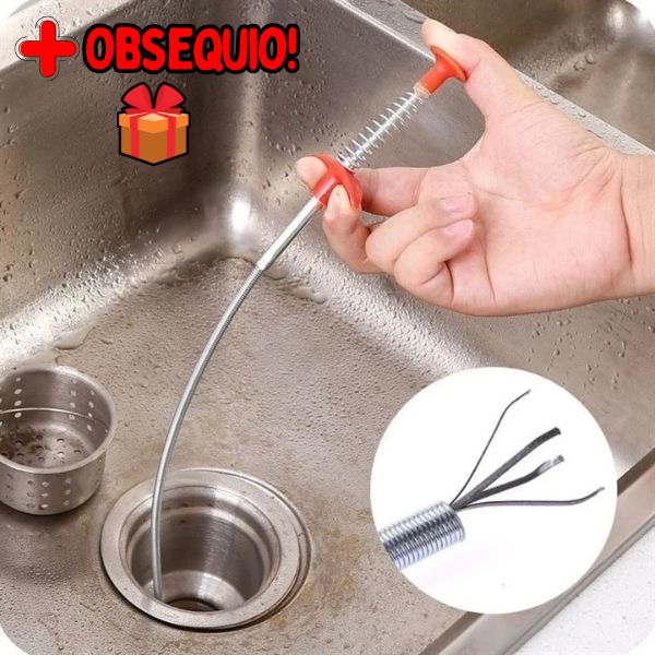 Sonda Flexible Destapa Cañerías 2 metros + Obsequio Sorpresa!  🎁