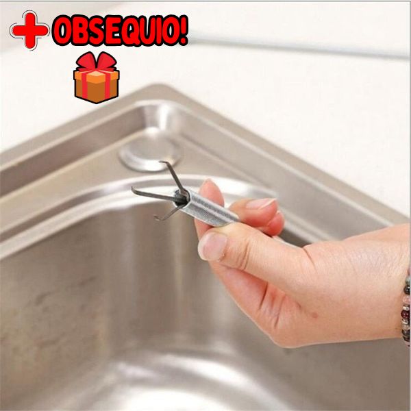 Sonda Flexible Destapa Cañerías 2 metros + Obsequio Sorpresa!  🎁