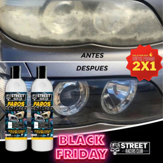 Restaurador de Farolas Oferta Black Friday 2x1 "Formula Americana"-500 ml Total