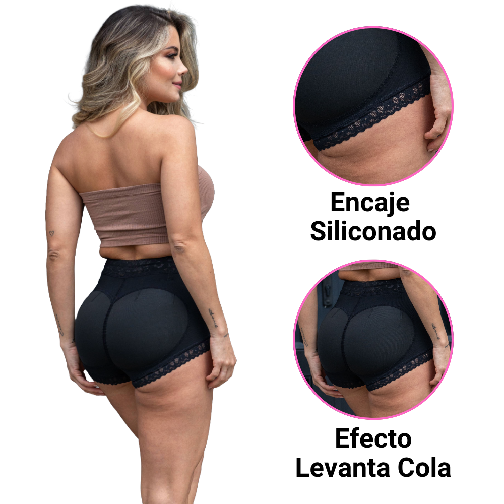 Panty Short Faja Colombiana Premium-Moldea tu Cintura y Realza Glúteos