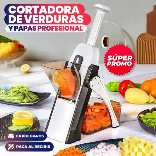 Rebanadora Multifuncional de Alta Precisión de Frutas y Verduras + Envío Gratis
